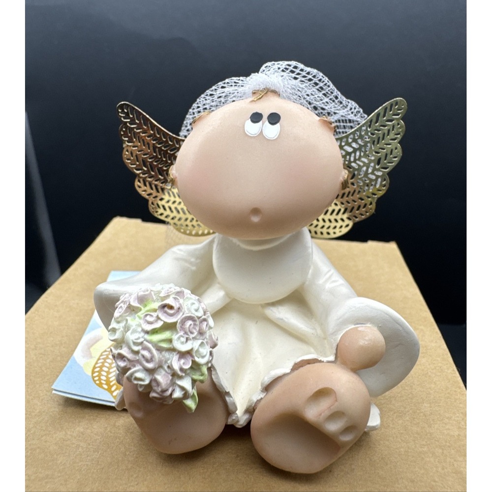 VINTAGE-Kirks Kritters‎ Pretty Bride/Engagement Angel Cheeks New With Tag